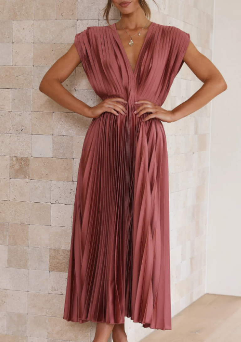 WW | Elegantes Maxikleid Aus Leichtem Stoff