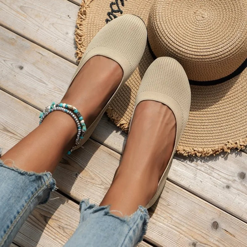 WW | flache Schuhe mit stilvollem Design Für Frauen