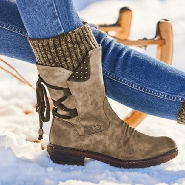 W&W - Halbhohe Stiefel für Damen