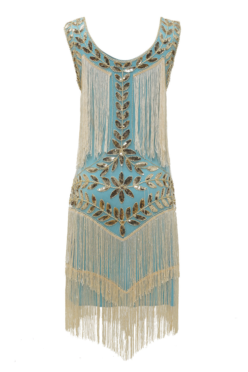 WW | Charleston Pailletten Hapsut Kleid