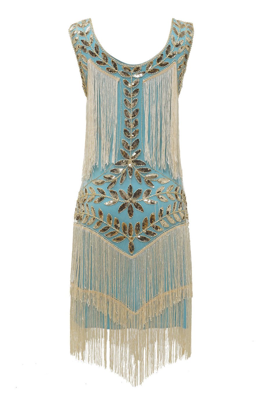 WW | Charleston Pailletten Hapsut Kleid