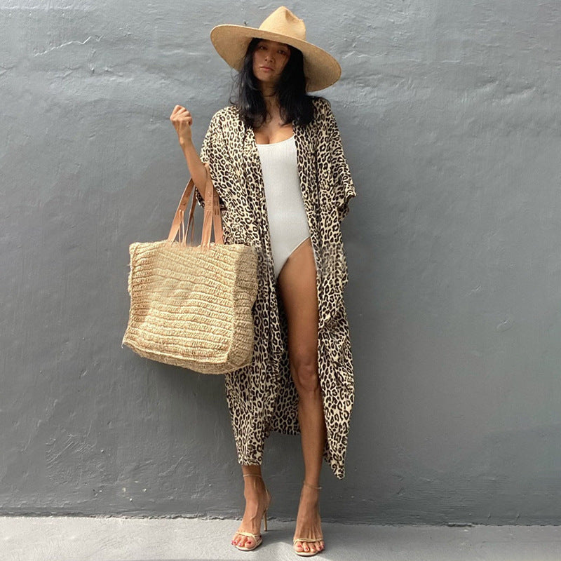 WW | Glamouröse Sonnenschutz Resort Strandkleid Cover Up