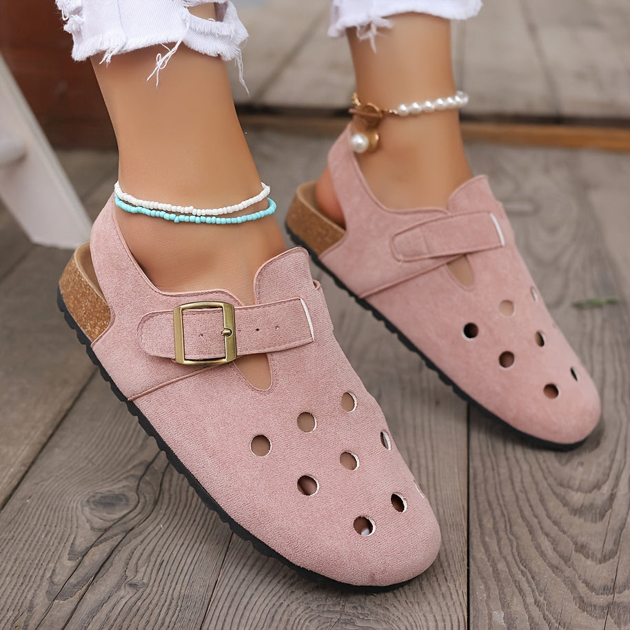 WW | Retro Kork Clogs Mit Slingback