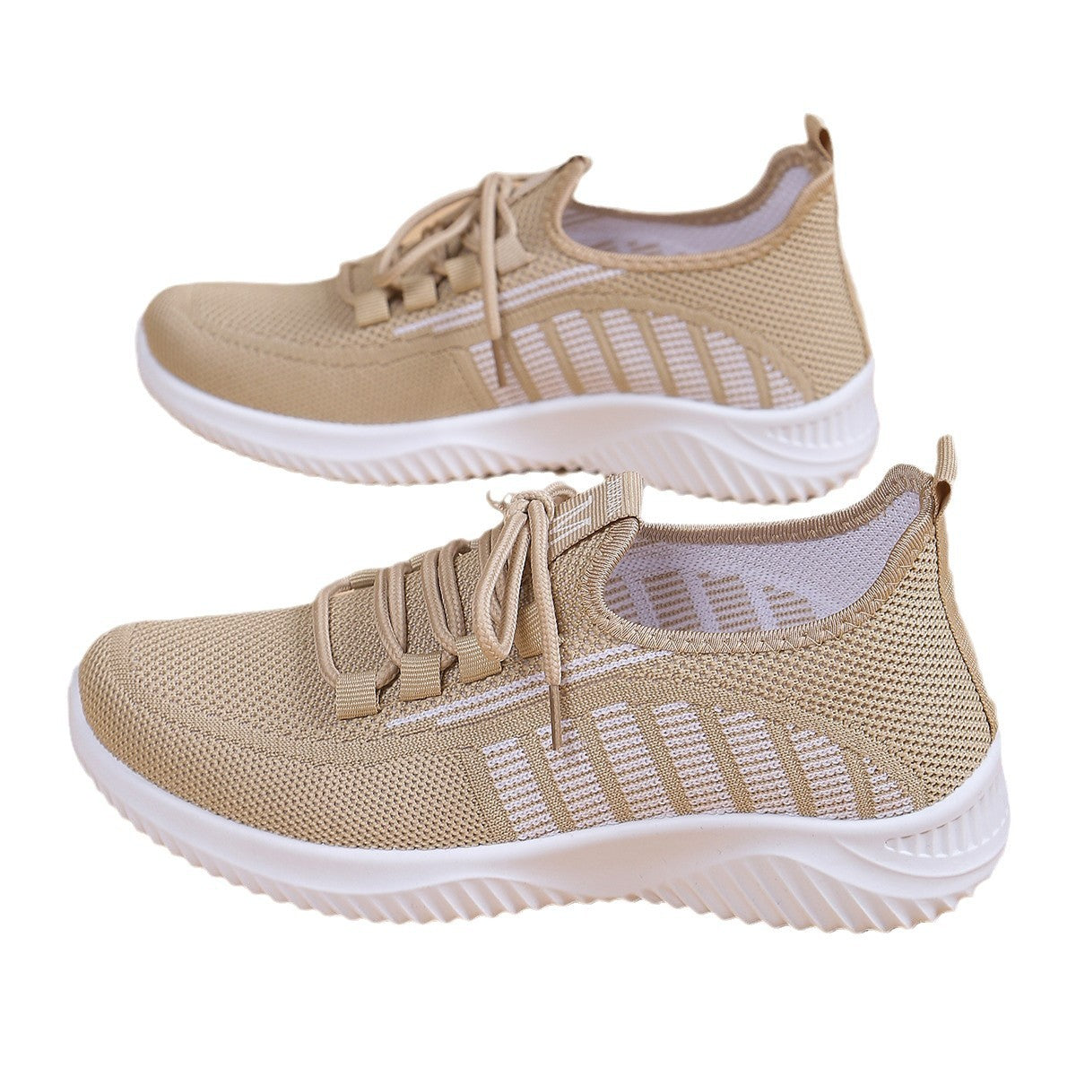 WW | Damen Rund Zehen Ballerinas Sport Sneakers