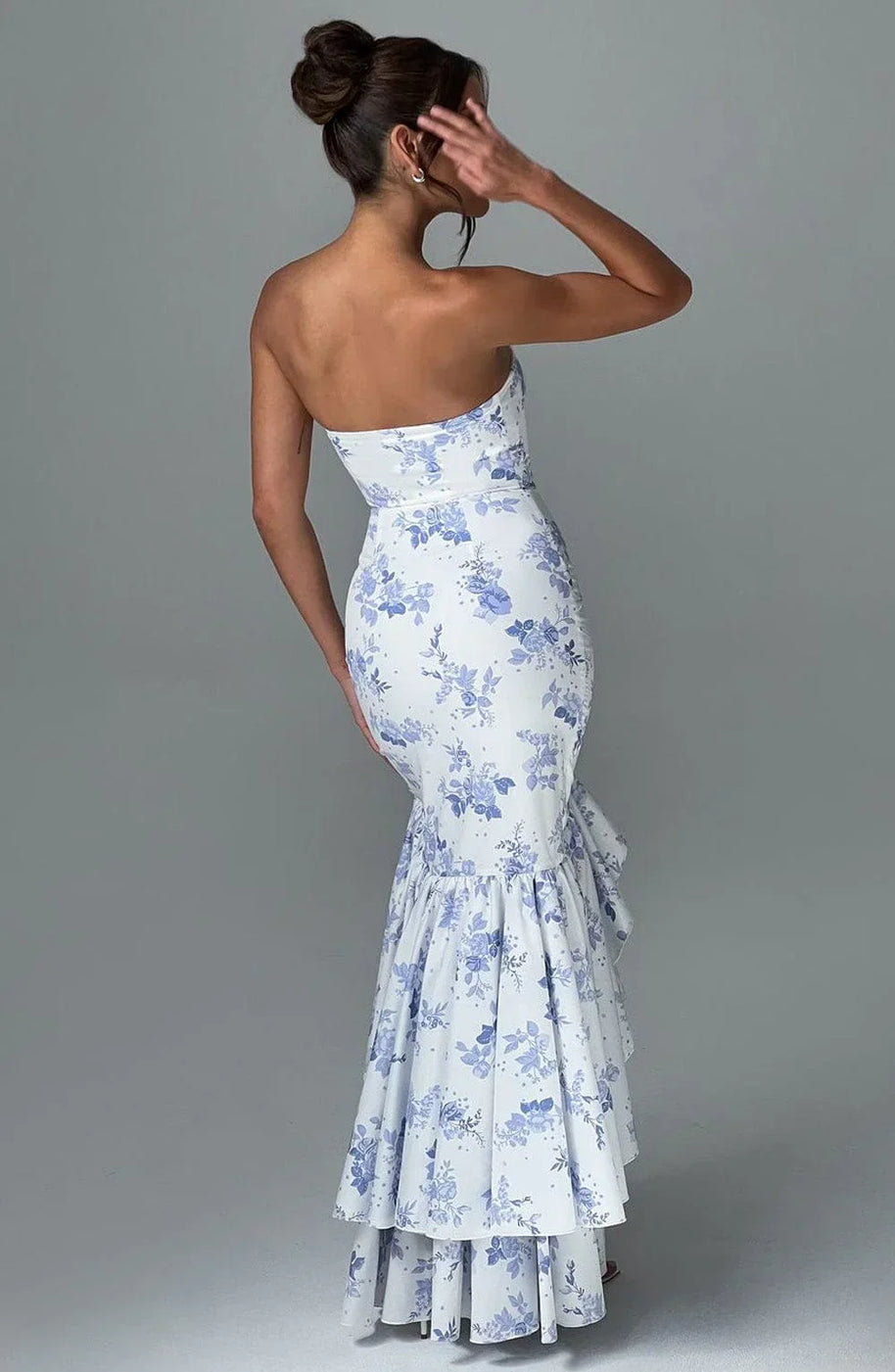 WW | Ärmelloses Maxikleid Mit Schlitz Und Rüschen Für Frauen