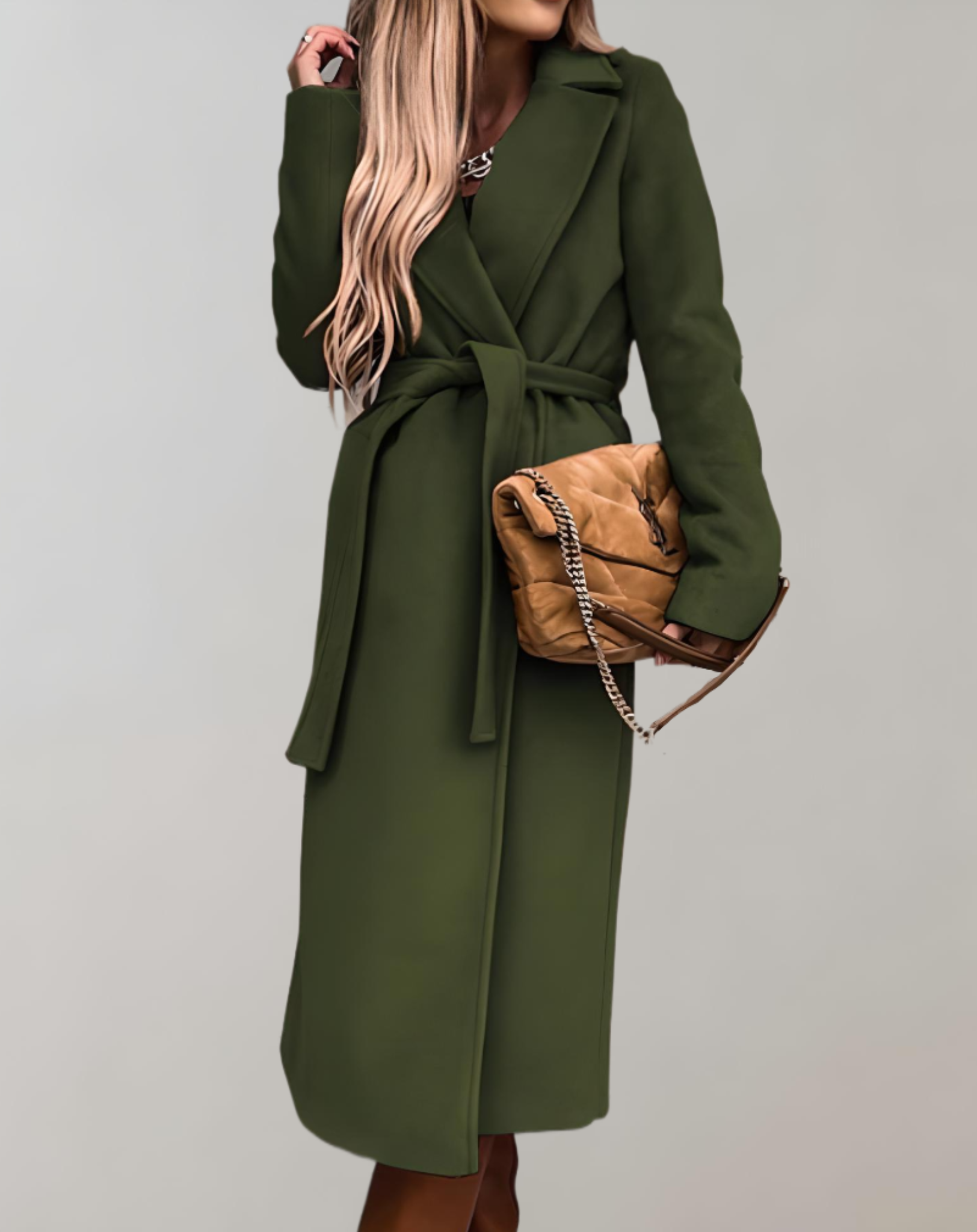 Herbstjacke für Frauen mit Jacke mit Gürtel