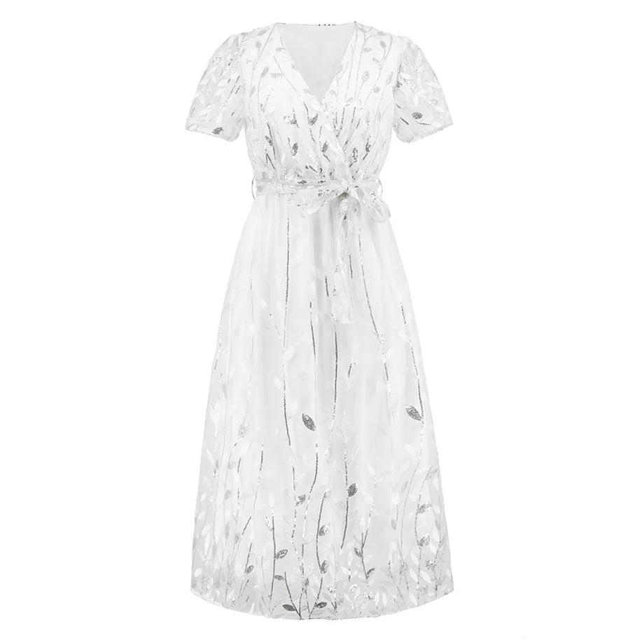 WW - Midikleid mit Pailletten