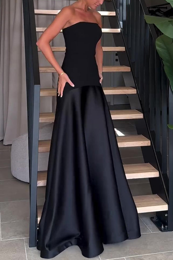 Maxikleid aus Satin