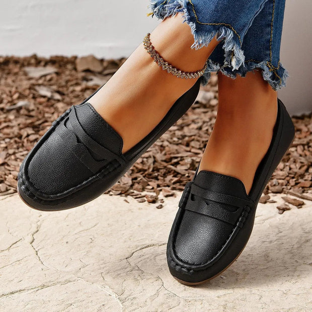 WW | Gommino Flat Crossed Soft Sole Women