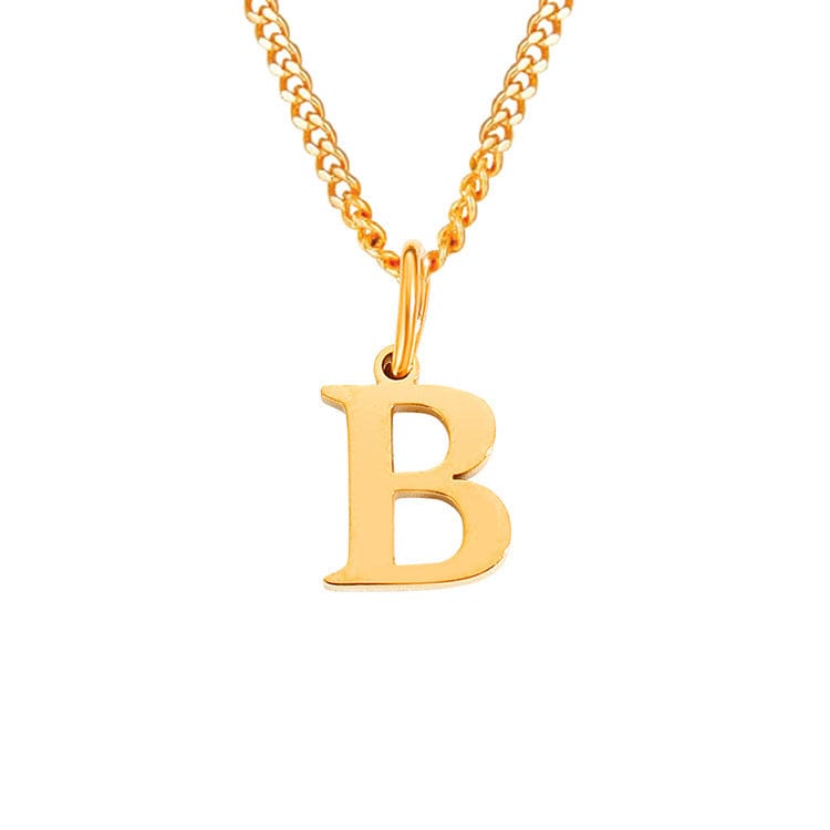 WW | Buchstaben All Match 14k Edelstahl Halskette