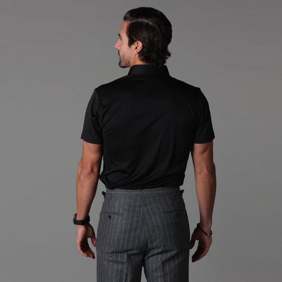WW | Kleid-Polo mit Steifem Kragen