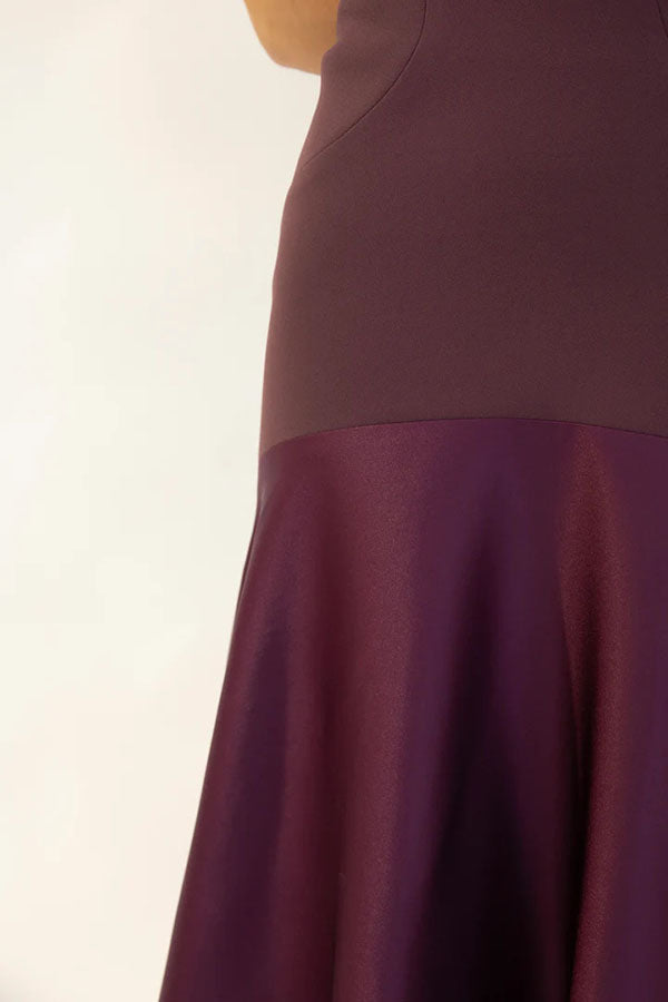 Maxikleid aus Satin