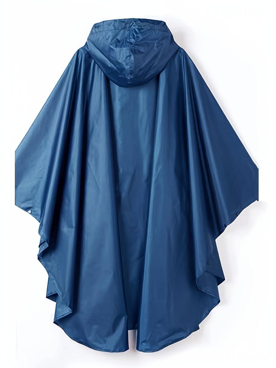 WW | Wasserdichter Regenponcho Mit Kapuze