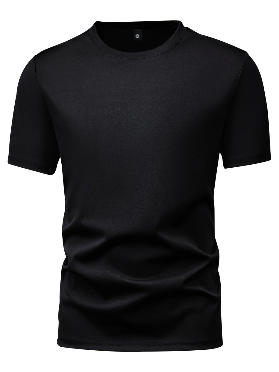 WW | 3er Pack Herren T-shirts Mit Kurzen Ärmeln, Sommerliche Einfarbige Farbe