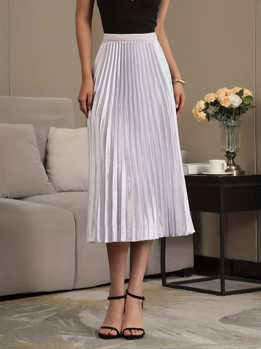 WW | Elegante A-linie Gefalteter Rock