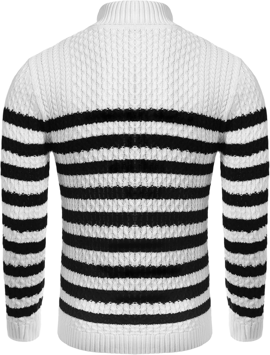 WW | Casual knitted men's turtleneck sweater