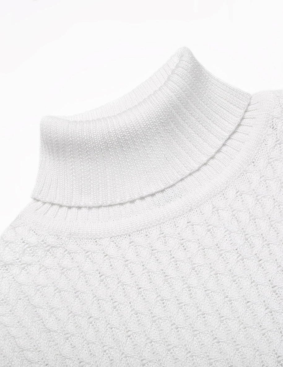 WW | Casual knitted men's turtleneck sweater