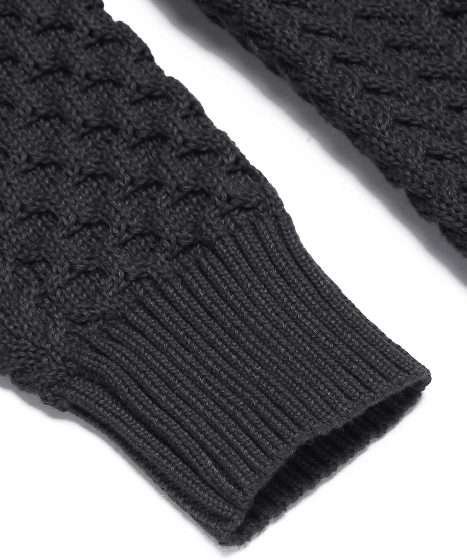 WW | Casual knitted men's turtleneck sweater