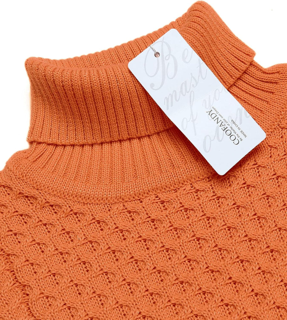 WW | Casual knitted men's turtleneck sweater