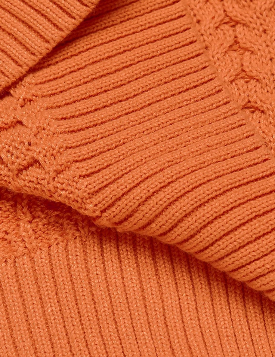 WW | Casual knitted men's turtleneck sweater