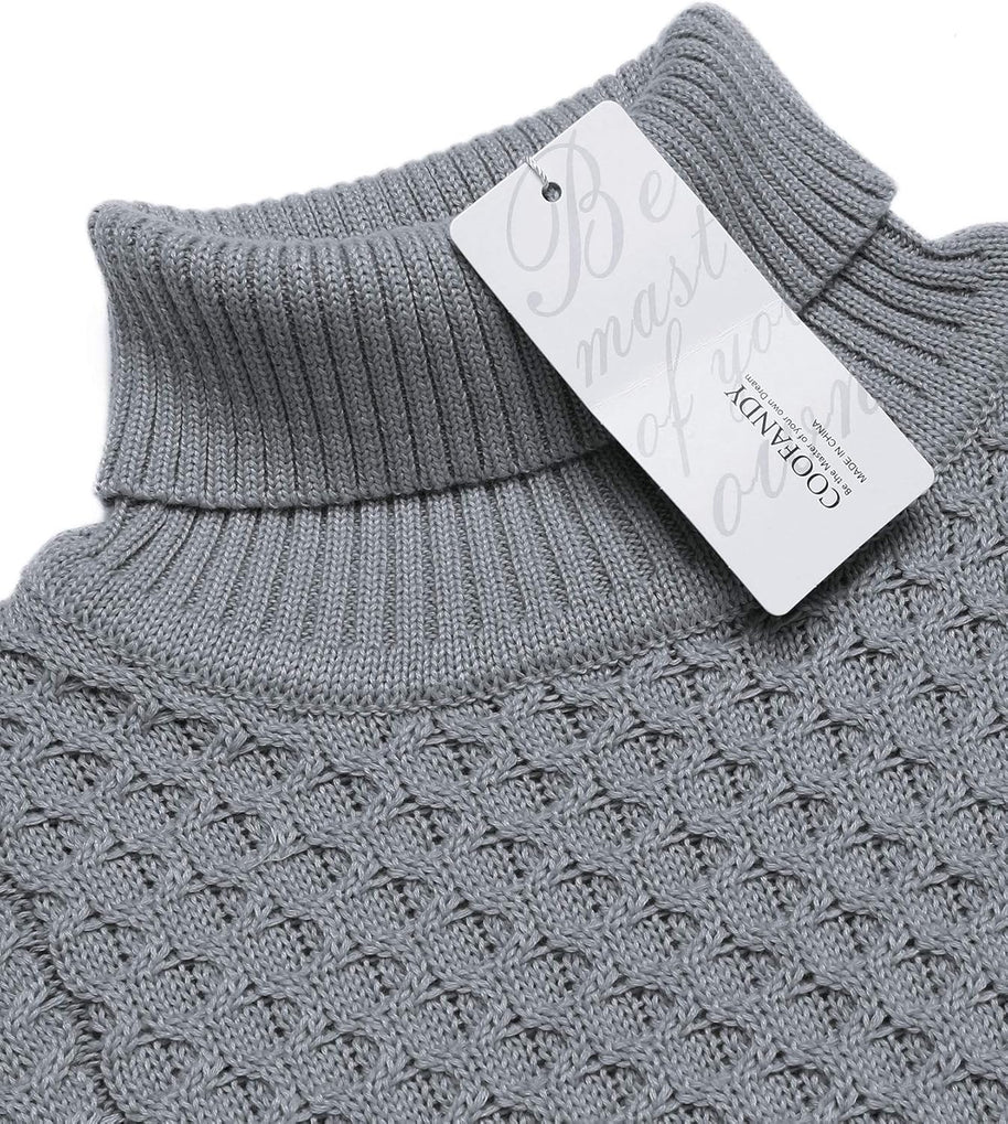 WW | Casual knitted men's turtleneck sweater