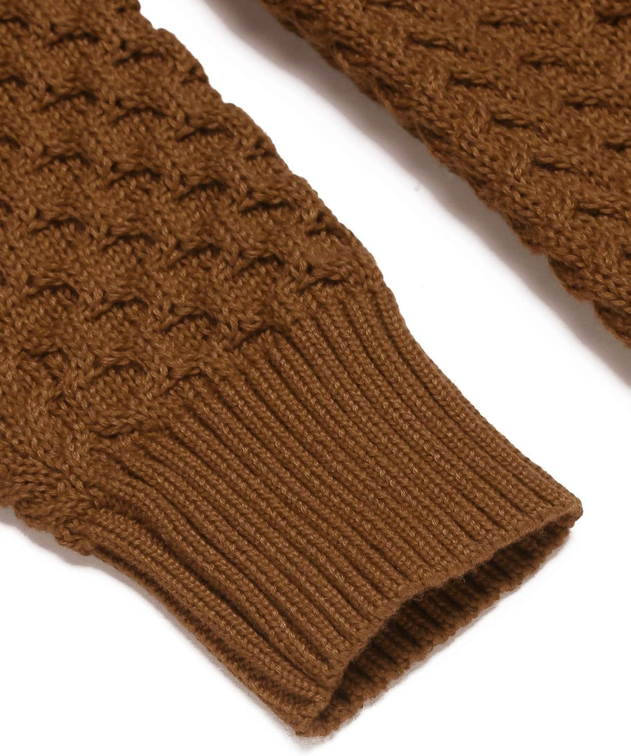 WW | Casual knitted men's turtleneck sweater