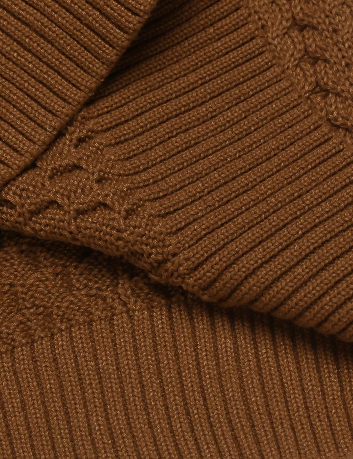 WW | Casual knitted men's turtleneck sweater