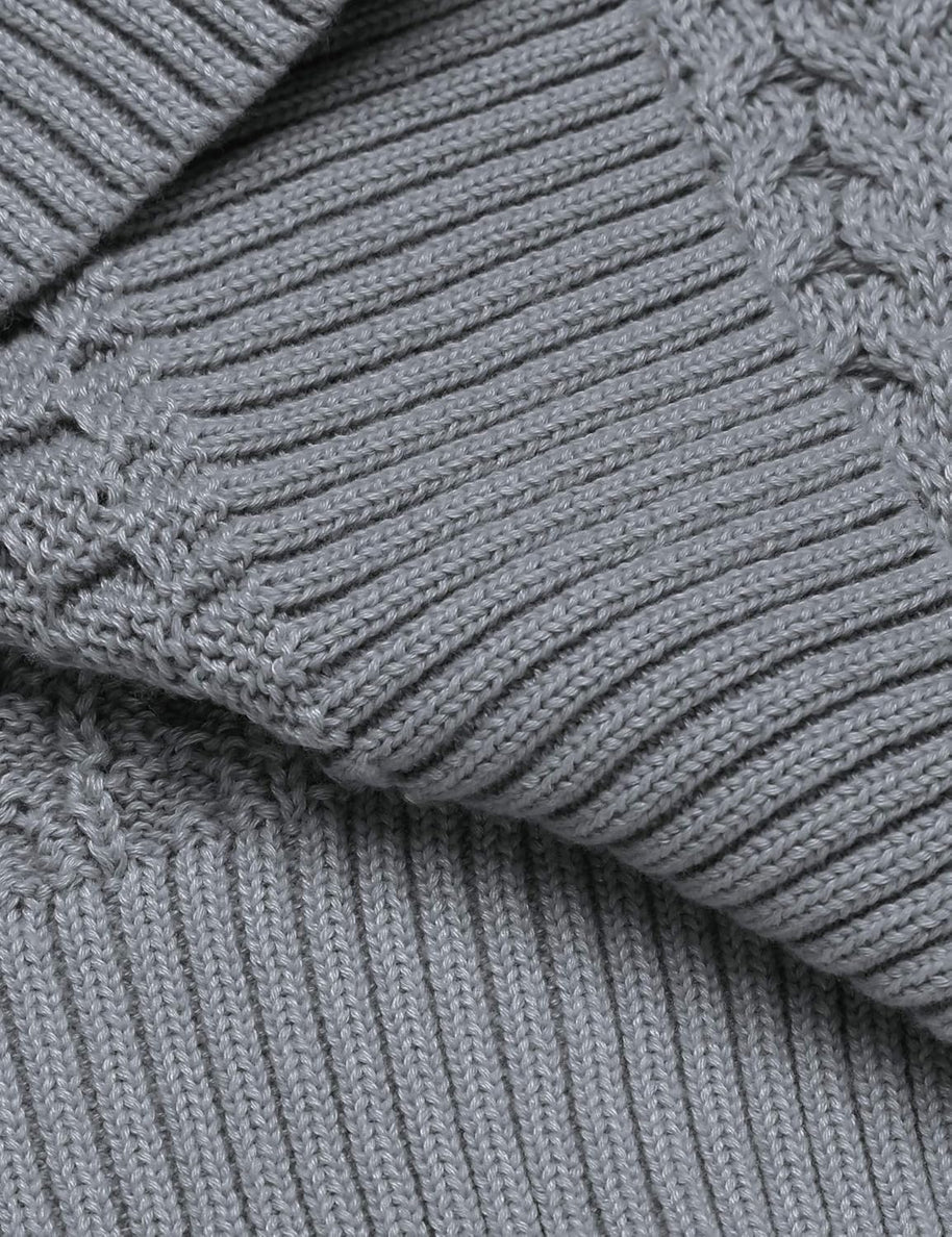 WW | Casual knitted men's turtleneck sweater