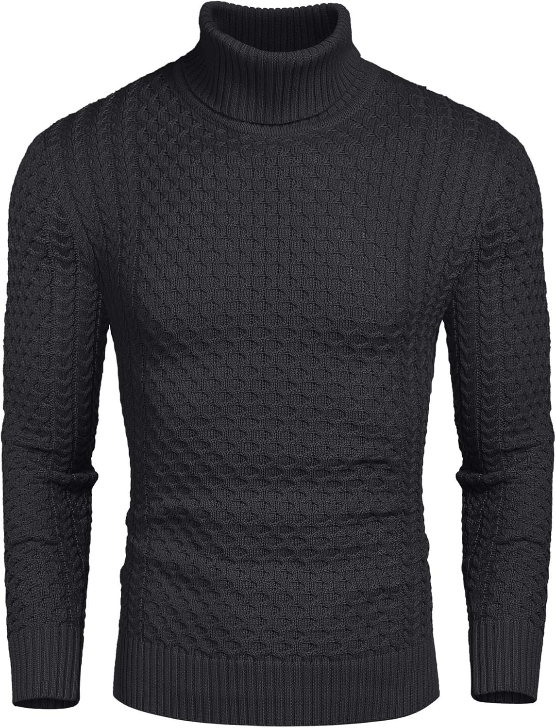 WW | Casual knitted men's turtleneck sweater