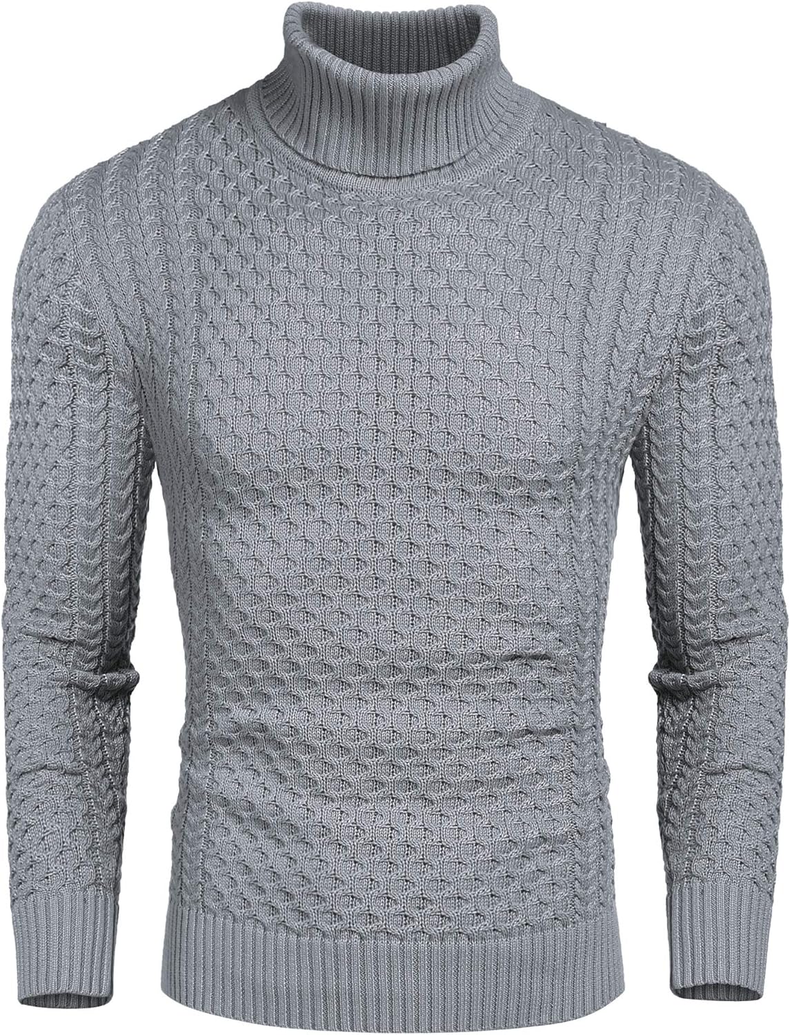 WW | Casual knitted men's turtleneck sweater