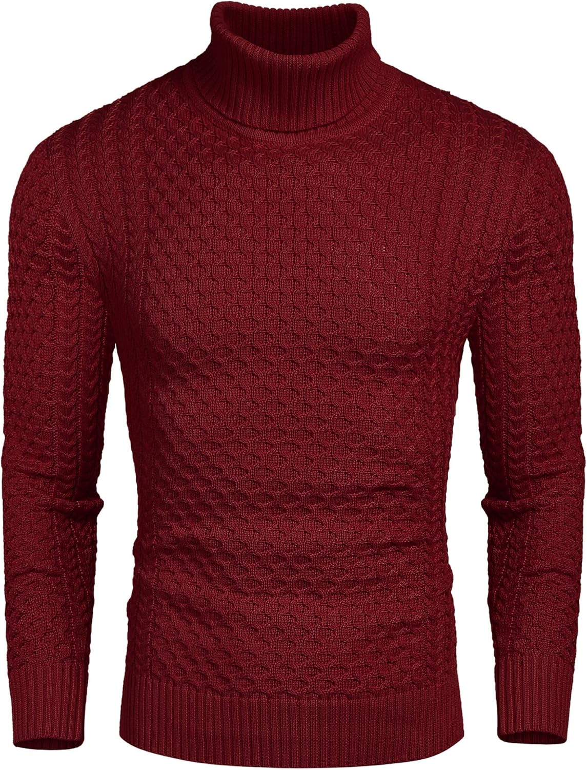 WW | Casual knitted men's turtleneck sweater