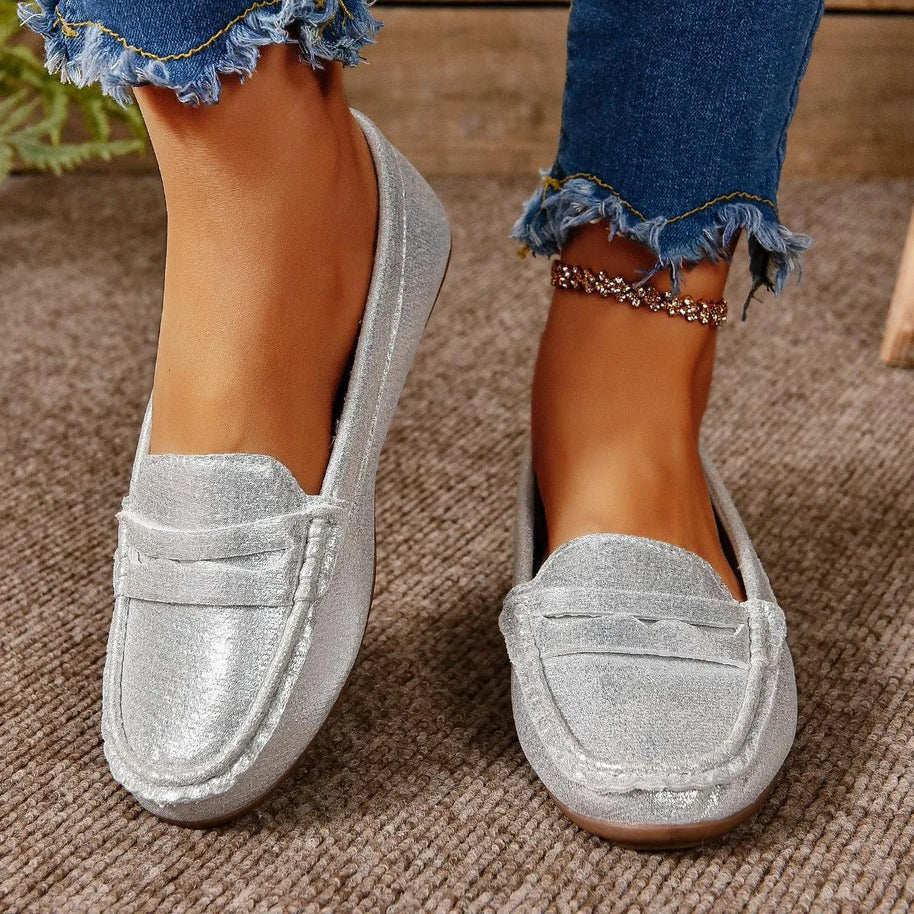 WW | Gommino Flat Crossed Soft Sole Women