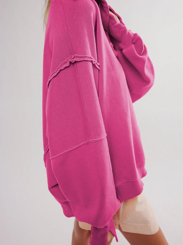 WW - Lässiges Sweatshirt Mit Knöpfen Und Lampenärmeln