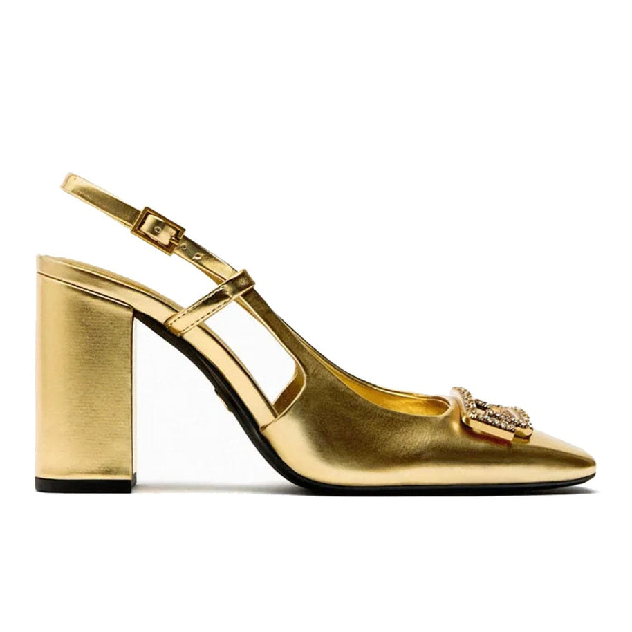 WW | Elegante Damen Sling Back Schuhe Moderne Büro High Heels