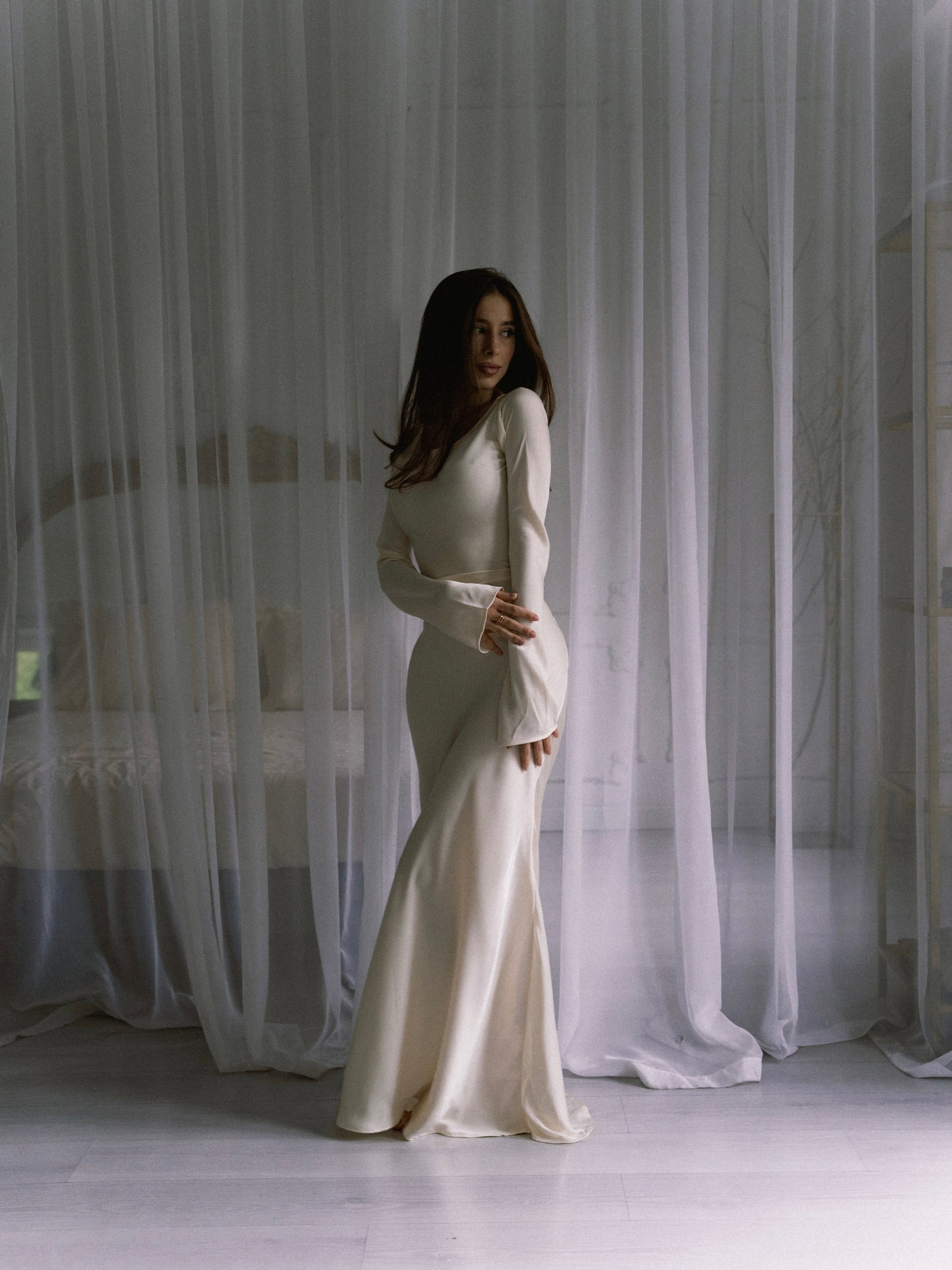 WW | Leichte Maxikleid mit Romantischem Schnitt
