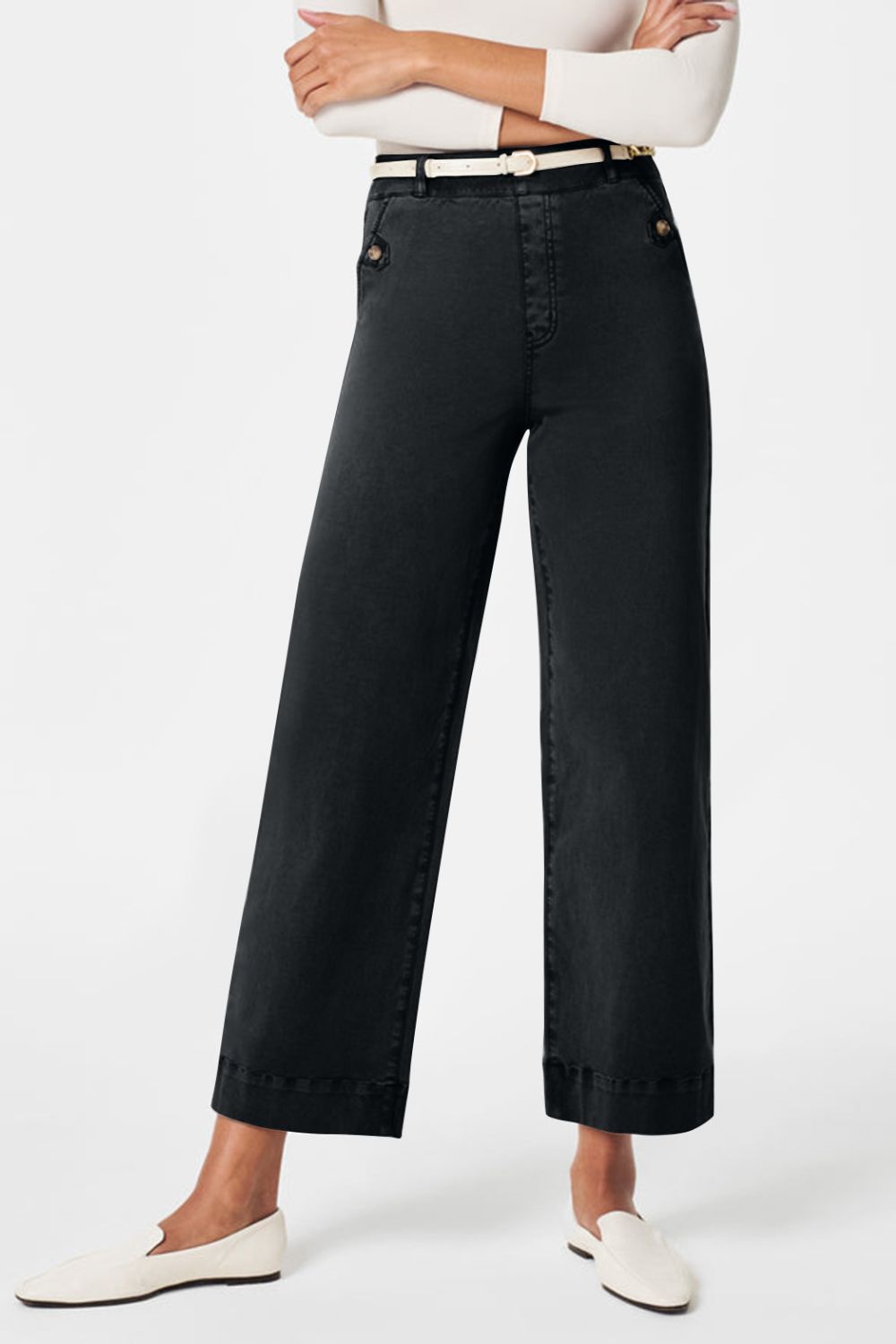 WW | Hochtaillierte Jeans Mit Taschen Klassisch, Stilvoll Und Vielseitig