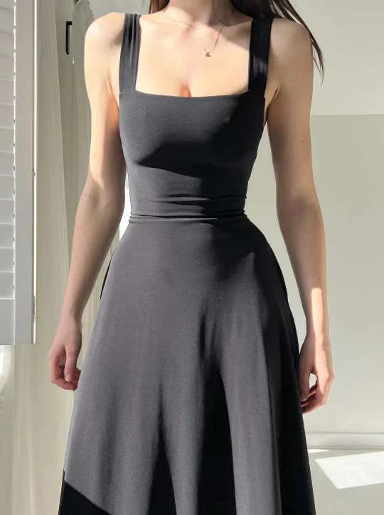 WW | Elegante Rückenfreie Maxi Kleid