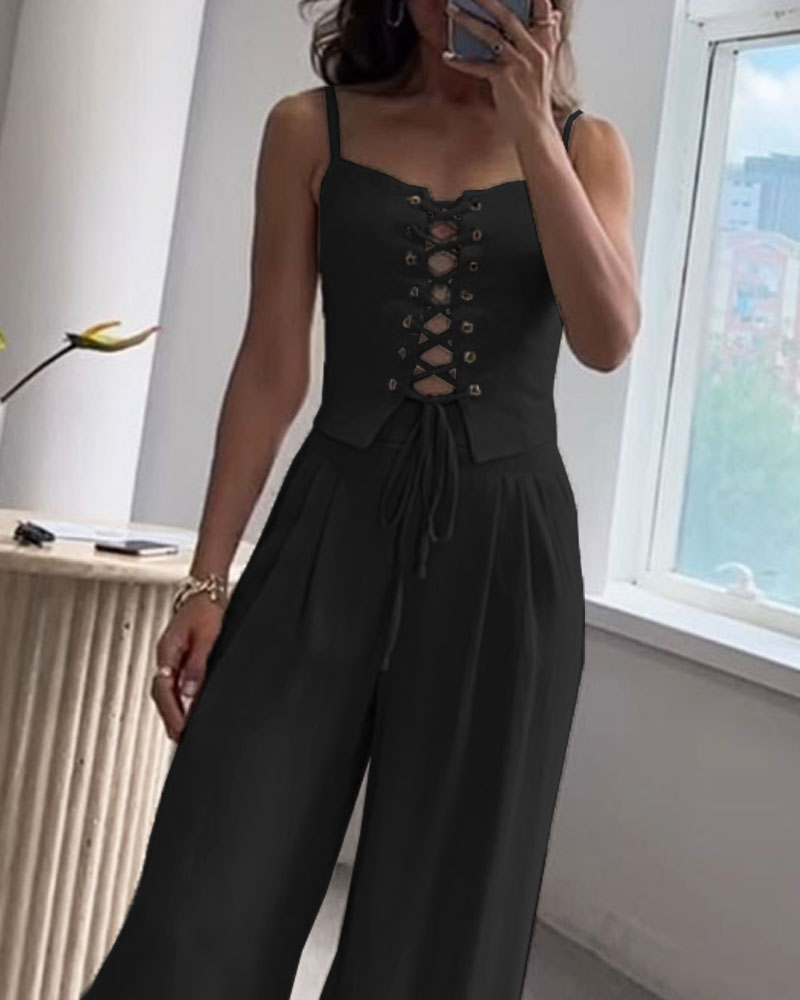 String Top & Hose Zweiteiliges Set