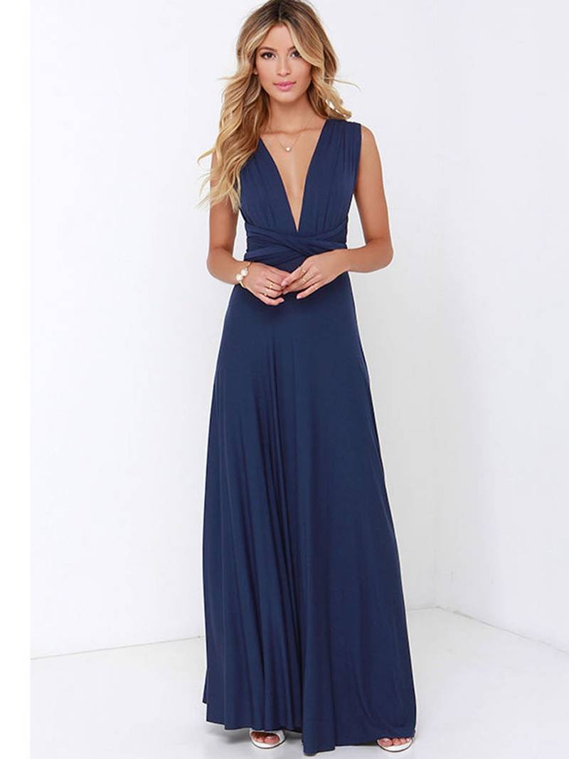 WW | Elegantes wandelbares Maxikleid