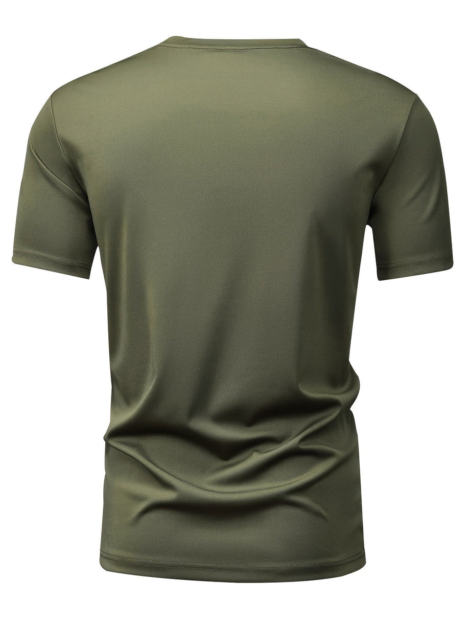 WW | 3er Pack Herren T-shirts Mit Kurzen Ärmeln, Sommerliche Einfarbige Farbe