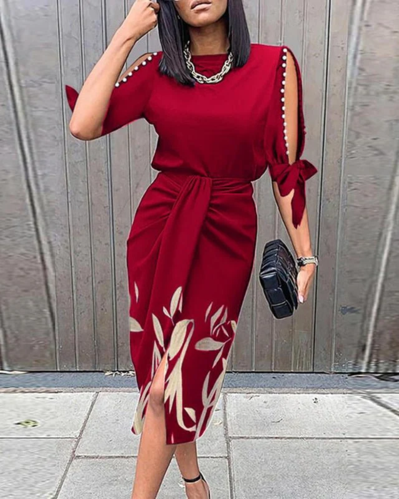 WW | Festliches Midi Wickelkleid Elegant