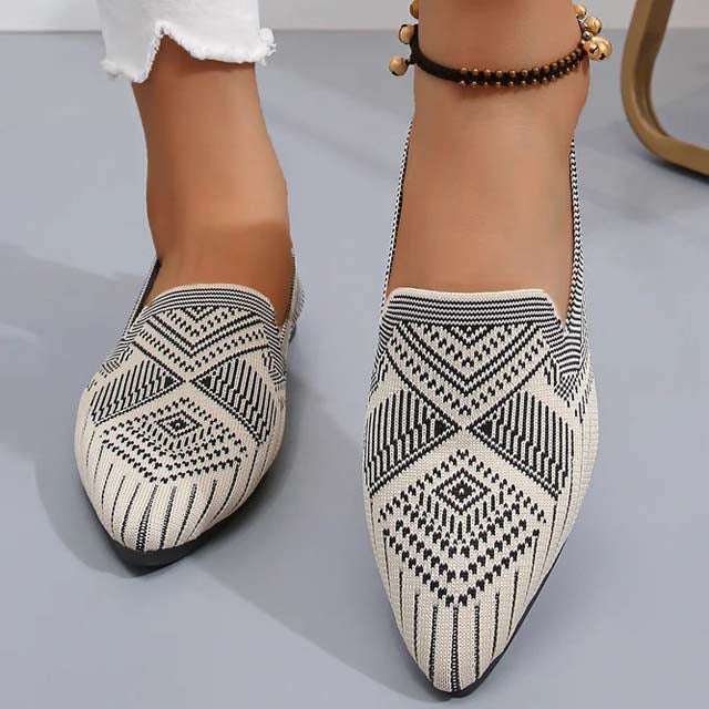 WW | Mesh-Schuhe Mit Spitzer Spitze
