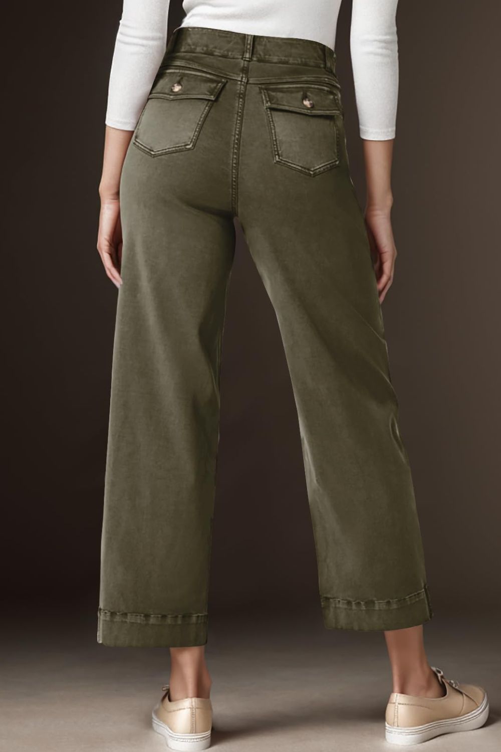 WW | Hochtaillierte Jeans Mit Taschen Klassisch, Stilvoll Und Vielseitig