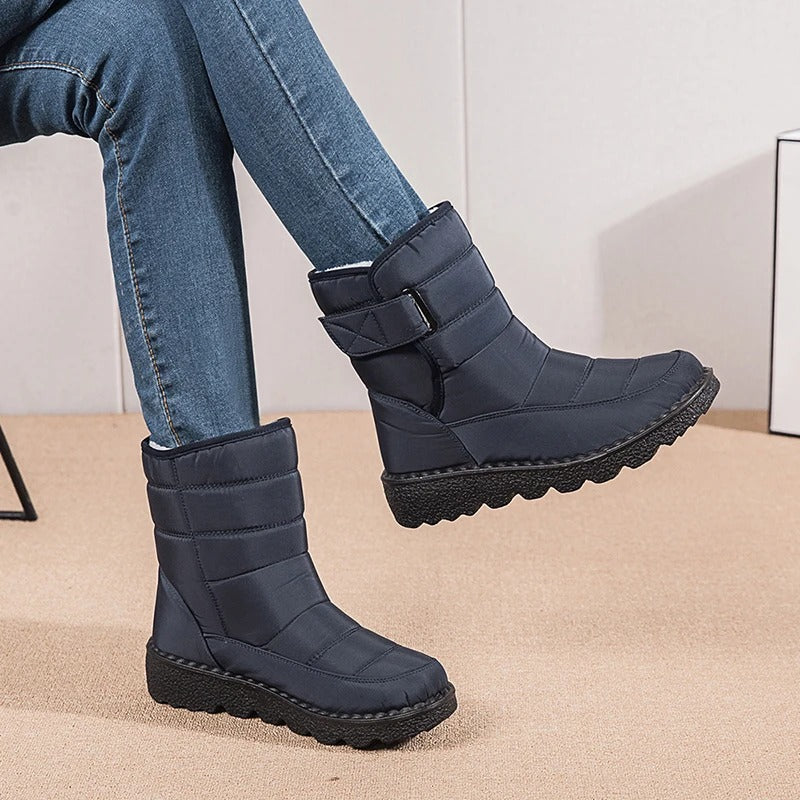 W&W Dicker Plüsch Winter Stiefel