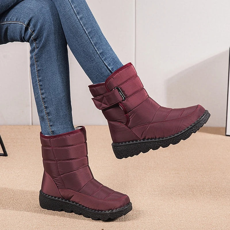 W&W Dicker Plüsch Winter Stiefel