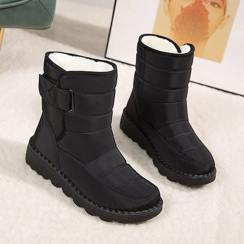 W&W Dicker Plüsch Winter Stiefel