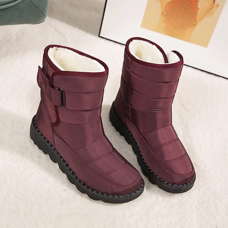 W&W Dicker Plüsch Winter Stiefel