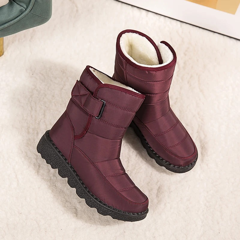 W&W Dicker Plüsch Winter Stiefel