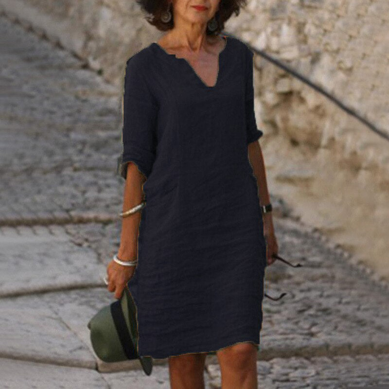 WW | Midi Kleid - Stilvolles und Entspanntes Midikleid für Jeden Tag