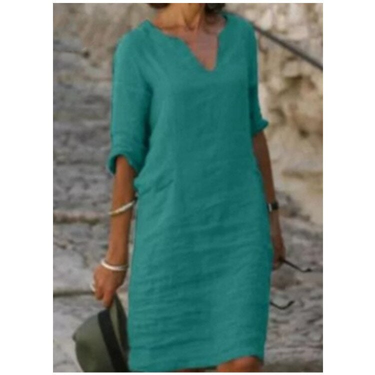 WW | Midi Kleid - Stilvolles und Entspanntes Midikleid für Jeden Tag
